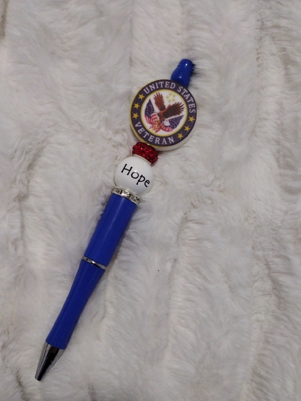 Veteran 'Hope' Blue Decorative Pen
